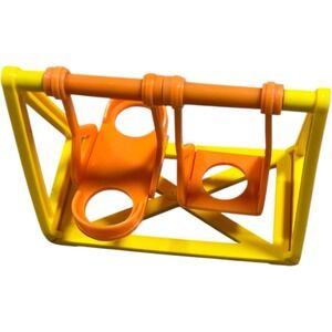 1986 Fisher Price Little People Replacement‎ Part-Yellow/Orange Swing Set